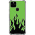 Green Flames Pixel Cases